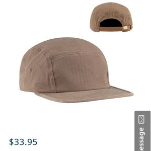 Coal 5 panel flat brim hat